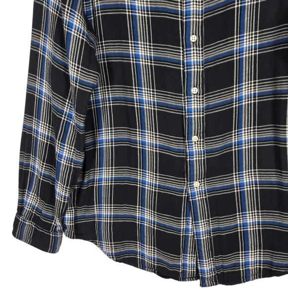 Ralph Lauren Shirt Mens XL Blue Plaid Lined Flannel Heavy Thick Outdoor Gorpcore - Picture 3 of 12